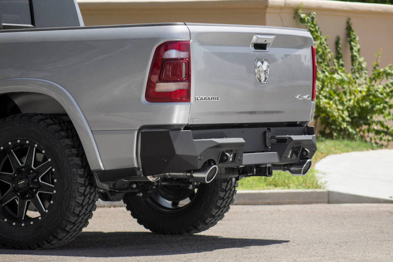 Addictive Desert Designs - Addictive Desert Designs 2019 Ram 1500 Hammer Stealth Fighter Rear Bumper w/ 6 Sensor Cutouts - Demon Performance