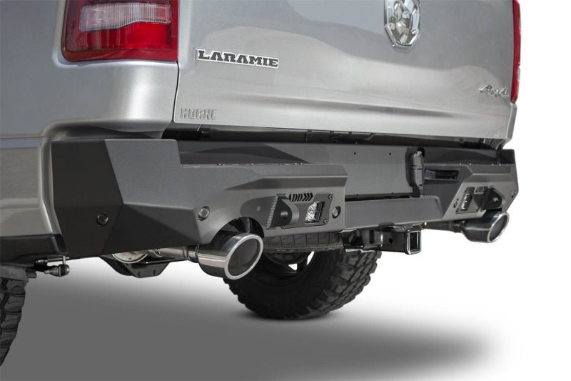 Addictive Desert Designs - Addictive Desert Designs 2019 Ram 1500 Hammer Stealth Fighter Rear Bumper w/ 6 Sensor Cutouts - Demon Performance