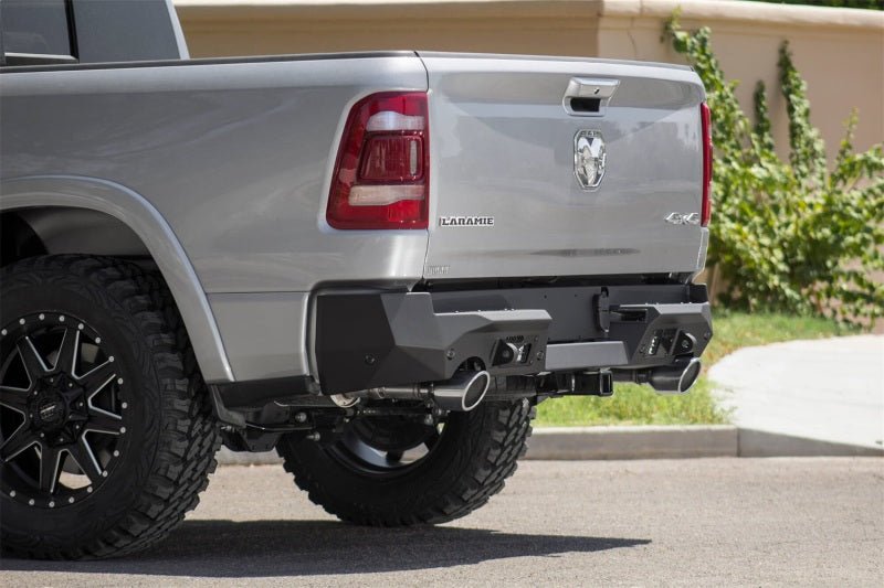 Addictive Desert Designs - Addictive Desert Designs 2019 Ram 1500 Hammer Stealth Fighter Rear Bumper w/ 6 Sensor Cutouts - Demon Performance