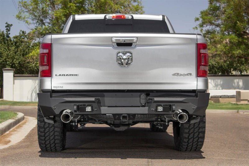 Addictive Desert Designs - Addictive Desert Designs 2019 Ram 1500 Hammer Stealth Fighter Rear Bumper w/ 6 Sensor Cutouts - Demon Performance