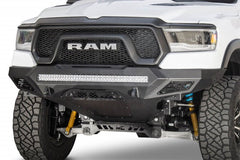 Addictive Desert Designs - Addictive Desert Designs 2019 Ram Rebel 1500 Stealth Fighter Fr Bumper w/Parking Sensor Cutouts - Demon Performance