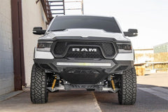 Addictive Desert Designs - Addictive Desert Designs 2019 Ram Rebel 1500 Stealth Fighter Fr Bumper w/Parking Sensor Cutouts - Demon Performance