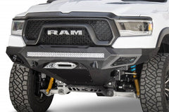 Addictive Desert Designs - Addictive Desert Designs 2019 Ram Rebel 1500 Stealth Fighter Fr Bumper w/Winch&Parking Sensor Mounts - Demon Performance