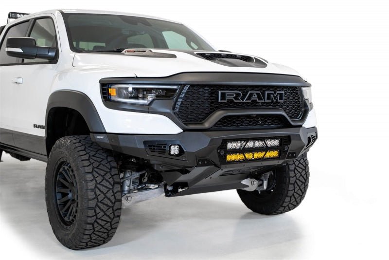 Addictive Desert Designs - Addictive Desert Designs 2021 Dodge RAM 1500 TRX Bomber Front Bumper (20in Lights) - Demon Performance