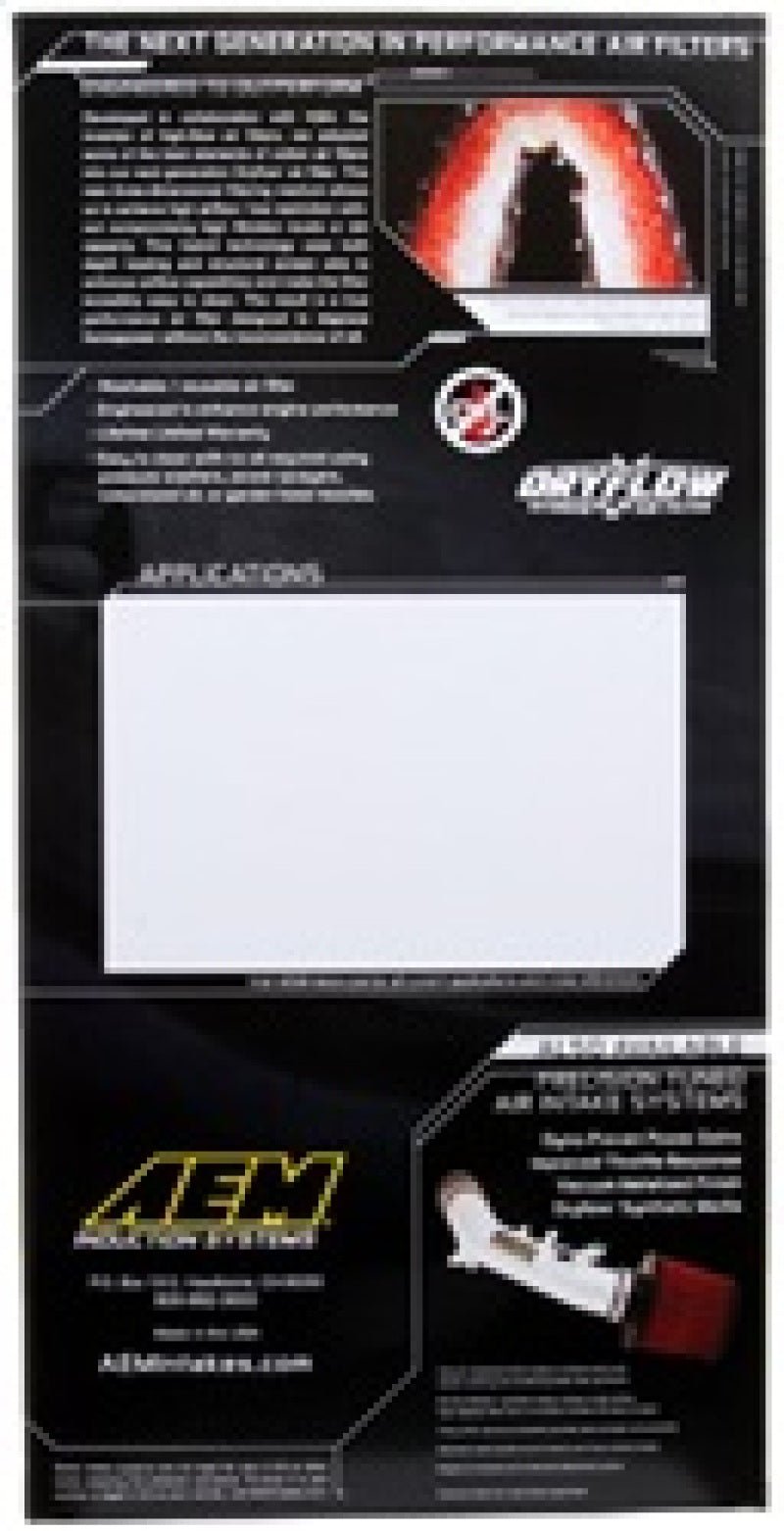 AEM Induction - AEM 02-10 VW Touareg, 02-09 Porsche Cayenne Panel Filter - Demon Performance