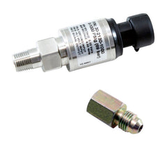 AEM - AEM 1000 PSIg Stainless Sensor Kit - 1/8in NPT Male Thread to -4 Adapter - Demon Performance