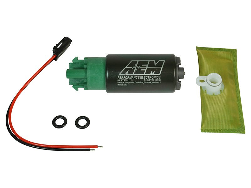 AEM - AEM 340LPH 65mm Fuel Pump Kit w/ Mounting Hooks - Ethanol Compatible - Demon Performance