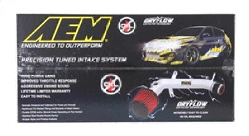 AEM Induction - AEM 92-94 Nissan 240SX Red Short Ram Intake - Demon Performance
