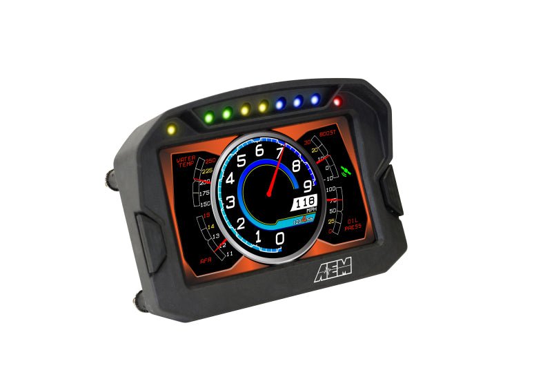 AEM - AEM CD-5LG Carbon Logging Digital Dash Display w/ Internal 10Hz GPS & Antenna - Demon Performance