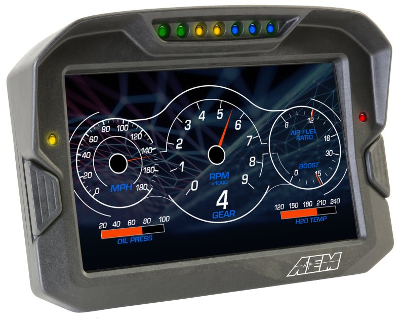 AEM - AEM CD-7 Logging Race Dash Carbon Fiber Digital Display (CAN Input Only) - Demon Performance