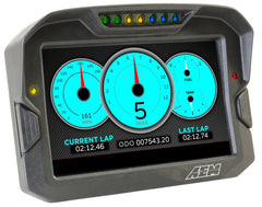 AEM - AEM CD-7 Non Logging GPS Enabled Race Dash Carbon Fiber Digital Display w/o VDM (CAN Input Only) - Demon Performance