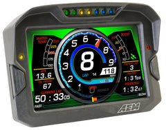 AEM - AEM CD-7 Non Logging GPS Enabled Race Dash Carbon Fiber Digital Display w/o VDM (CAN Input Only) - Demon Performance
