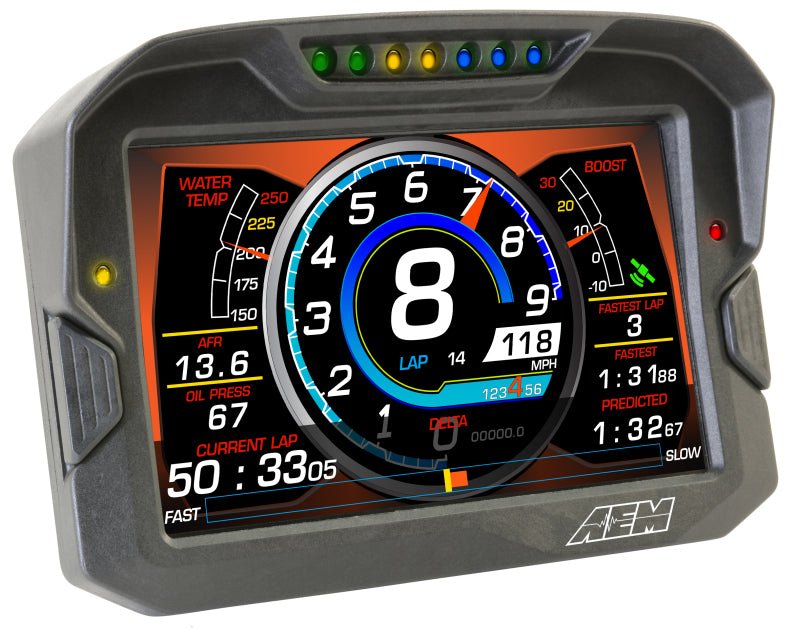 AEM - AEM CD-7 Non Logging Race Dash Carbon Fiber Digital Display (CAN Input Only) - Demon Performance