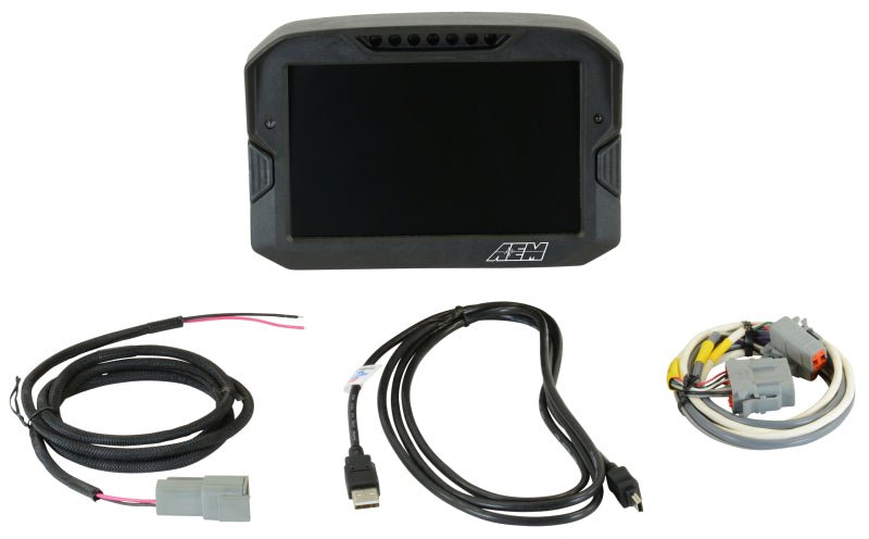 AEM - AEM CD-7 Non Logging Race Dash Carbon Fiber Digital Display (CAN Input Only) - Demon Performance