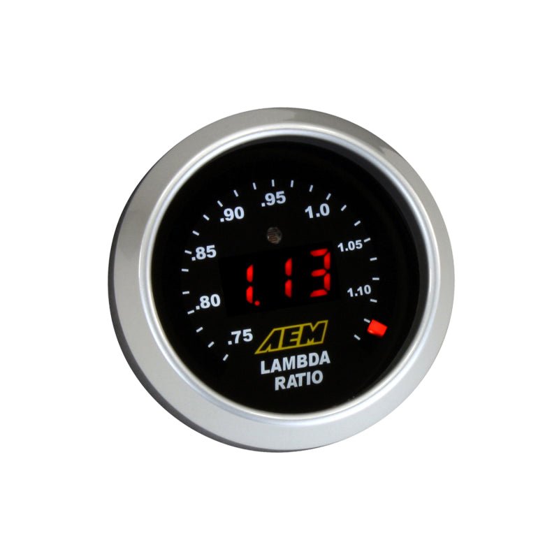 AEM - AEM Digital Wideband UEGO Gauge w/o Sensor - Demon Performance