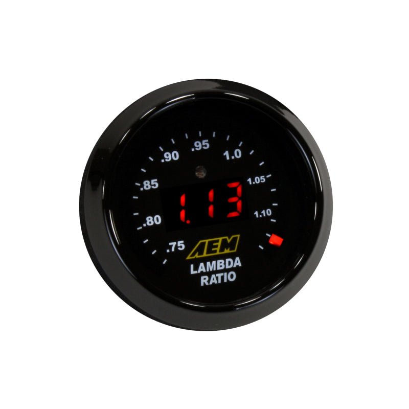 AEM - AEM Digital Wideband UEGO Gauge w/o Sensor - Demon Performance