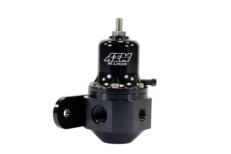 AEM - AEM High Capacity Universal Black Adjustable Fuel Pressure Regulator - Demon Performance