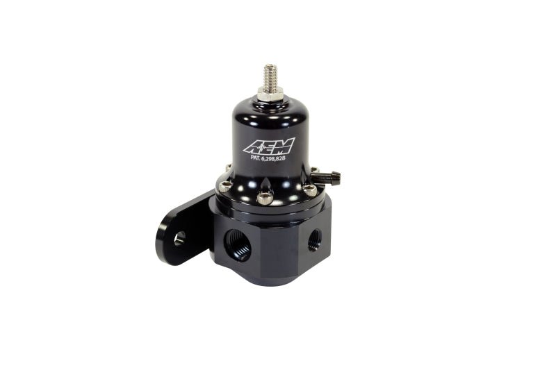 AEM - AEM High Capacity Universal Black Adjustable Fuel Pressure Regulator - Demon Performance