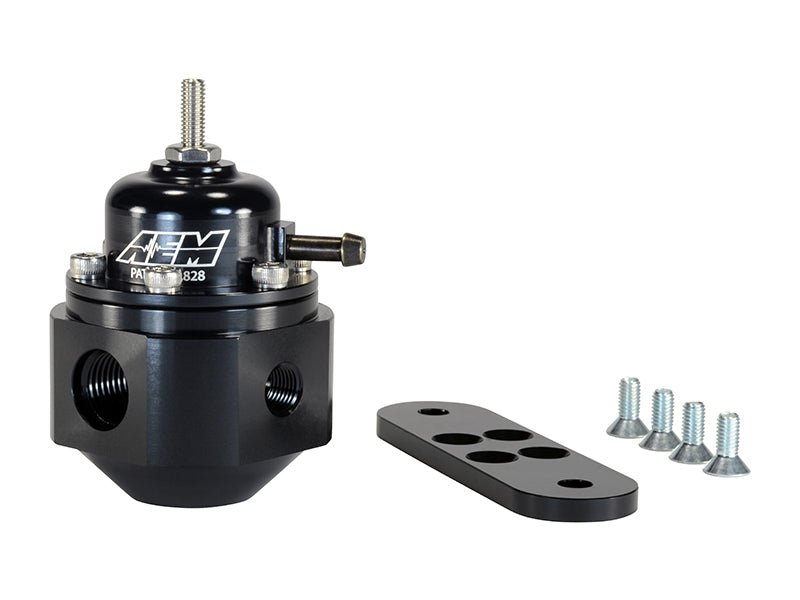 AEM - AEM Universal Black Adjustable Fuel Pressure Regulator - Demon Performance
