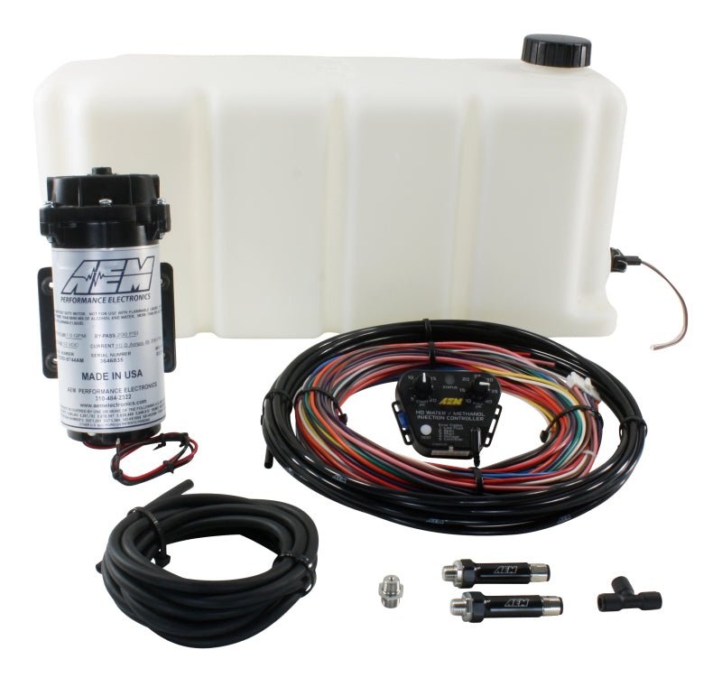 AEM - AEM V2 5 Gallon Diesel Water/Methanol Injection Kit (Internal Map) - Demon Performance