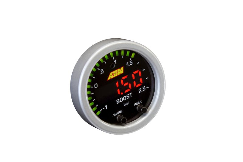 AEM - AEM X-Series Boost Pressure -30inHg 35psi Gauge - Demon Performance