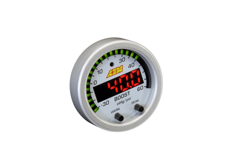 AEM - AEM X-Series Boost Pressure -30inHg 60psi Gauge Kit - Demon Performance