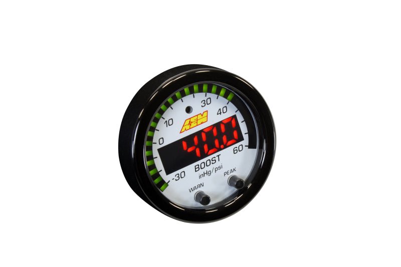 AEM - AEM X-Series Boost Pressure -30inHg 60psi Gauge Kit - Demon Performance