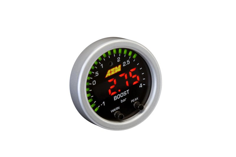 AEM - AEM X-Series Boost Pressure -30inHg 60psi Gauge Kit - Demon Performance