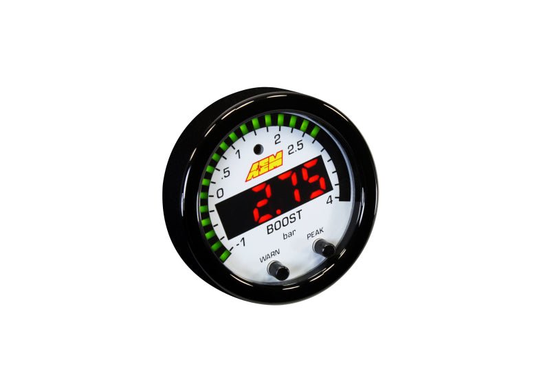 AEM - AEM X-Series Boost Pressure -30inHg 60psi Gauge Kit - Demon Performance