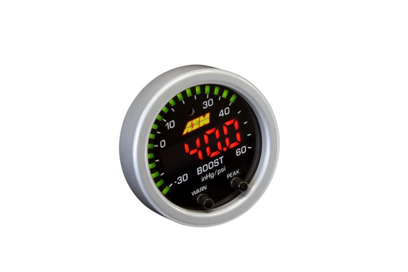 AEM - AEM X-Series Boost Pressure -30inHg 60psi Gauge Kit - Demon Performance