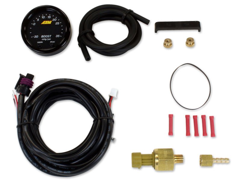 AEM - AEM X-Series Boost Pressure -30inHg 60psi Gauge Kit - Demon Performance