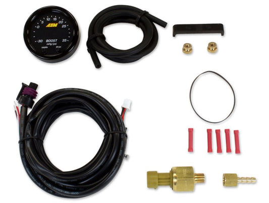 AEM - AEM X-Series Boost Pressure -30inHg 60psi Gauge Kit - Demon Performance