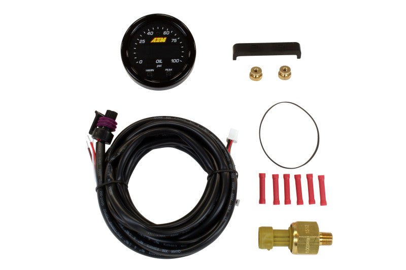 AEM - AEM X-Series Pressure 0-100psi Gauge Kit - Demon Performance