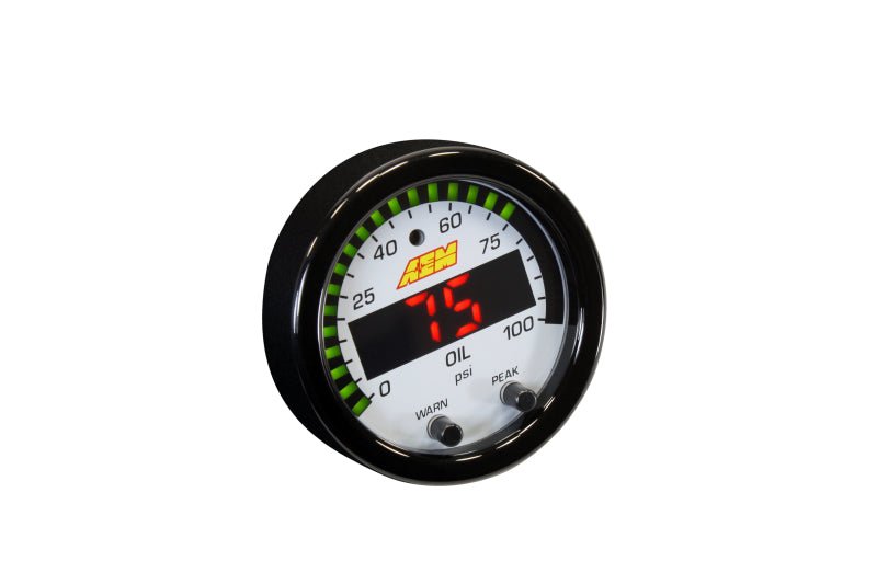 AEM - AEM X-Series Pressure 0-100psi Gauge Kit - Demon Performance