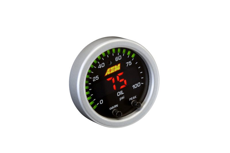AEM - AEM X-Series Pressure 0-100psi Gauge Kit - Demon Performance