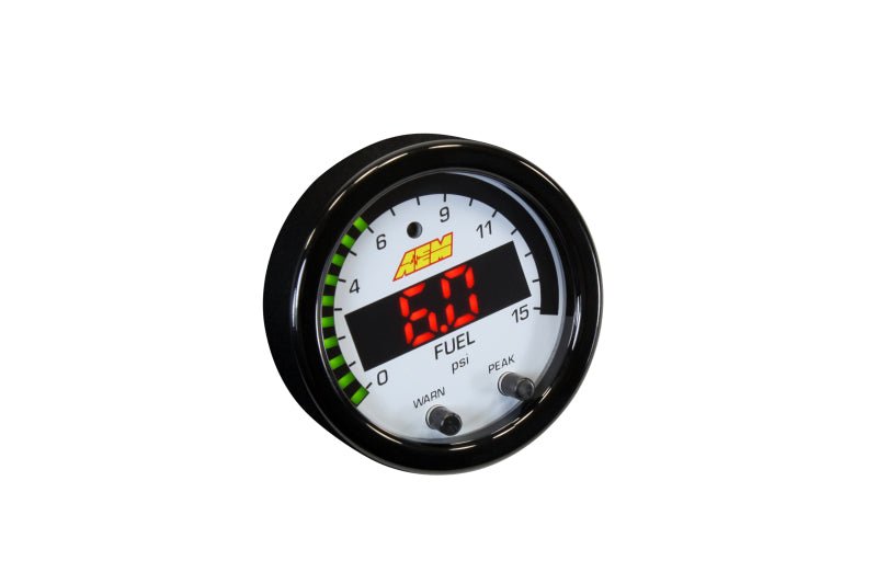 AEM - AEM X-Series Pressure 0-15psi Gauge Kit - Demon Performance