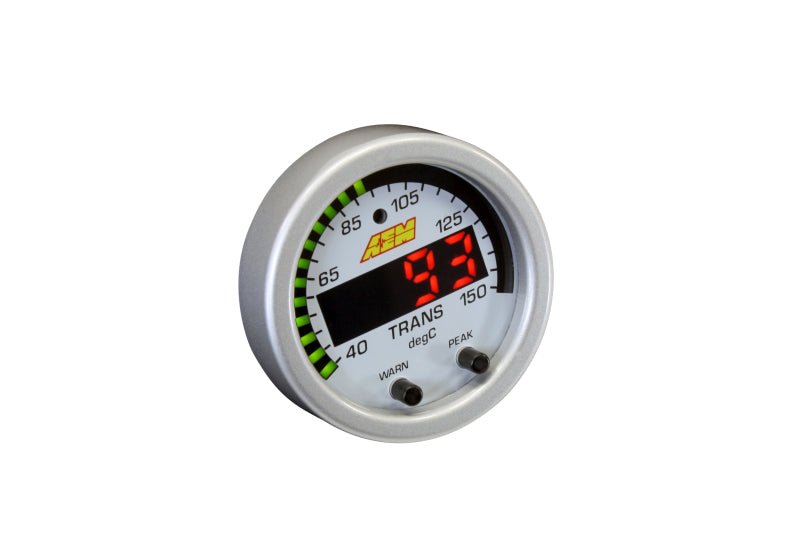 AEM - AEM X-Series Temperature 100-300F Gauge Kit (ONLY Black Bezel and Water Temp. Faceplate) - Demon Performance