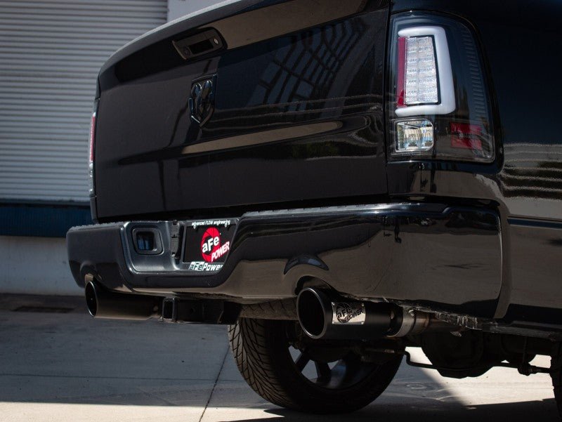 aFe - aFe 09-18 Ram 1500 V8 5.7L Hemi Gemini XV 3in 304 SS Cat-Back Exhaust w/ Black Tips - Demon Performance