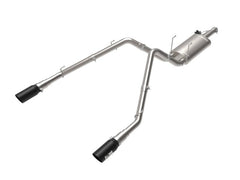 aFe - aFe 09-18 Ram 1500 V8 5.7L Hemi Gemini XV 3in 304 SS Cat-Back Exhaust w/ Black Tips - Demon Performance