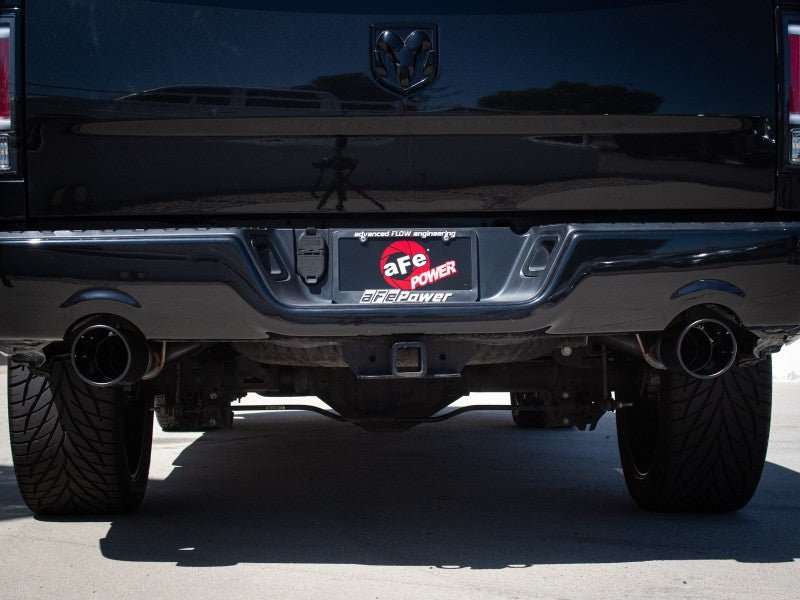 aFe - aFe 09-18 Ram 1500 V8 5.7L Hemi Gemini XV 3in 304 SS Cat-Back Exhaust w/ Black Tips - Demon Performance
