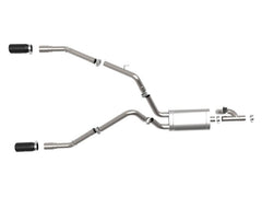 aFe - aFe 09-18 Ram 1500 V8 5.7L Hemi Gemini XV 3in 304 SS Cat-Back Exhaust w/ Black Tips - Demon Performance