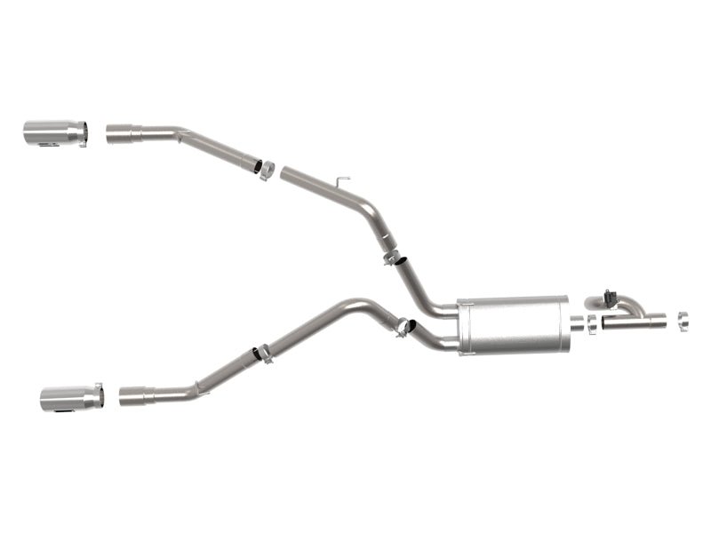 aFe - aFe 09-18 Ram 1500 V8 5.7L Hemi Gemini XV 3in 304 SS Cat-Back Exhaust w/ Polished Tips - Demon Performance