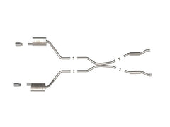 aFe - aFe 11-21 Dodge Durango V6-3.6L/V8-5.7L MACH Force-Xp 304 SS Cat-Back Exhaust System w/ Polished Tip - Demon Performance