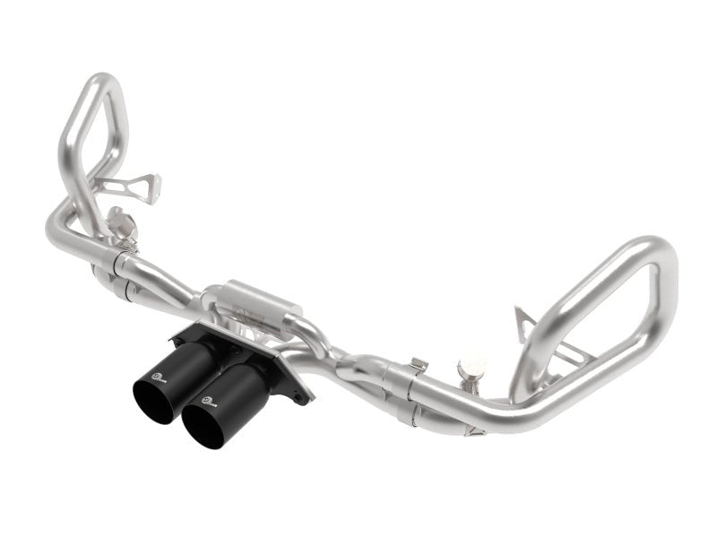 aFe - afe 14-16 Porsche 911 GT3 991.1 H6 3.8L MACH Force-Xp 304 SS Cat-Back Exhaust System w/ Black Tips - Demon Performance