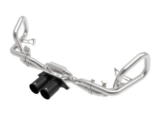 aFe - afe 14-16 Porsche 911 GT3 991.1 H6 3.8L MACH Force-Xp 304 SS Cat-Back Exhaust System w/ Black Tips - Demon Performance