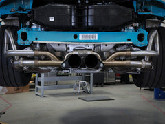 aFe - afe 14-16 Porsche 911 GT3 991.1 H6 3.8L MACH Force-Xp 304 SS Cat-Back Exhaust System w/ Brushed Tips - Demon Performance