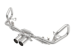 aFe - afe 14-16 Porsche 911 GT3 991.1 H6 3.8L MACH Force-Xp 304 SS Cat-Back Exhaust System w/ Brushed Tips - Demon Performance