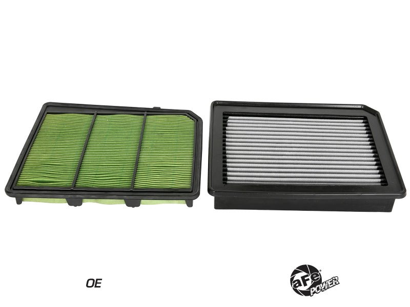 aFe - aFe 17-19 Nissan Titan V8 5.6L (Excludes XD Models) MagnumFLOW Pro DRY S OE Replacement Filter - Demon Performance