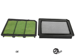 aFe - aFe 17-19 Nissan Titan V8 5.6L (Excludes XD Models) MagnumFLOW Pro DRY S OE Replacement Filter - Demon Performance