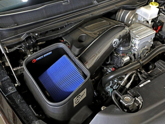 aFe - aFe 19-20 Dodge RAM 1500 5.7L Track Series Carbon Fiber Cold Air Intake System w/Pro 5R Filter - Demon Performance